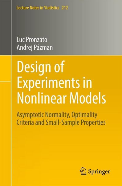 Produktbild: Design of Experiments in Nonlinear Models