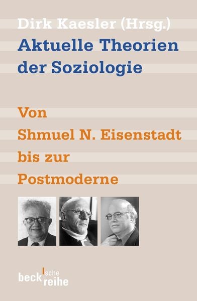 Produktbild: Aktuelle Theorien der Soziologie