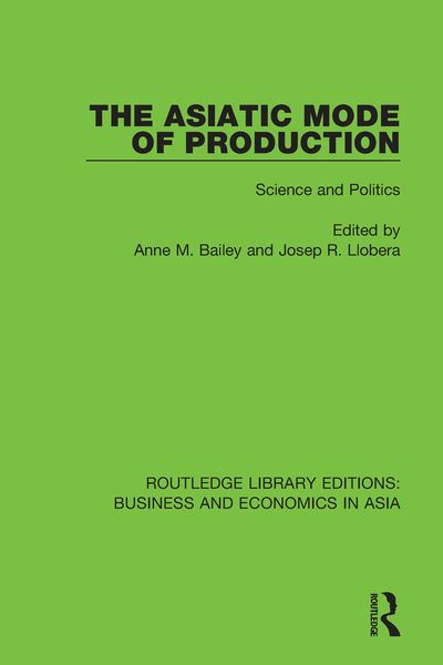 Produktbild: The Asiatic Mode of Production