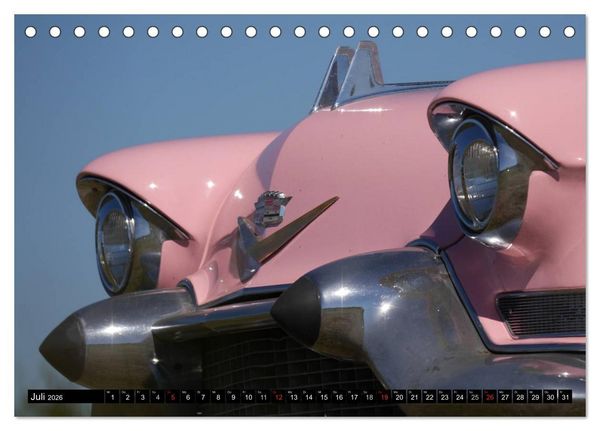 Produktbild: The art of mobility - american cars from the 50s & 60s (Part 2) (Tischkalender 2026 DIN A5 quer), CALVENDO Monatskalender
