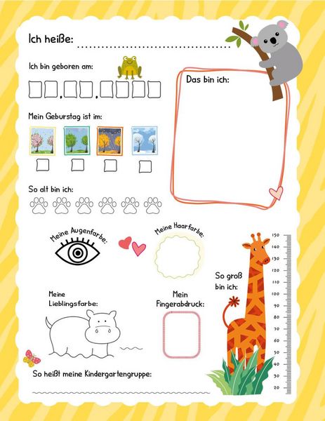 Produktbild: Kritzel-Kratzel-Buch Meine Kindergarten-Freunde