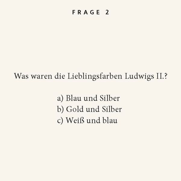 Produktbild: Ludwig II.-Quiz