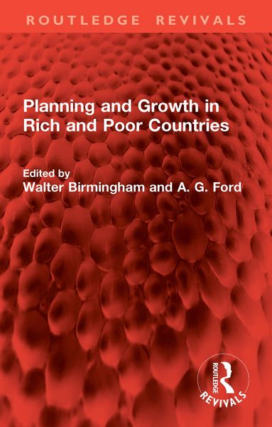 Produktbild: Planning and Growth in Rich and Poor Countries
