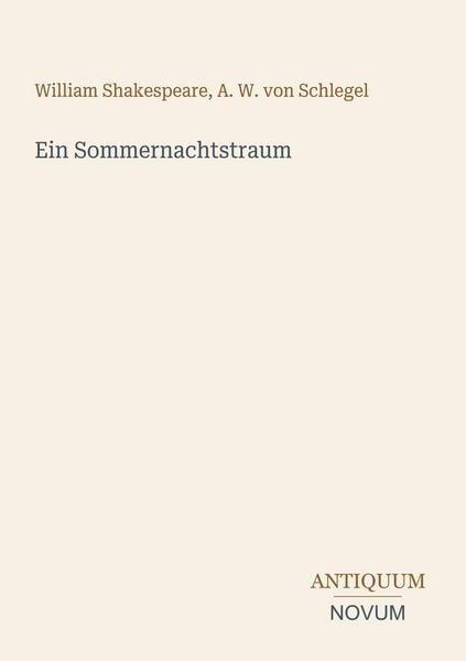 Produktbild: Ein Sommernachtstraum
