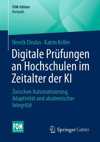 Produktbild: Digitale Pr&uuml;fungen an Hochschulen im Zeitalter der KI