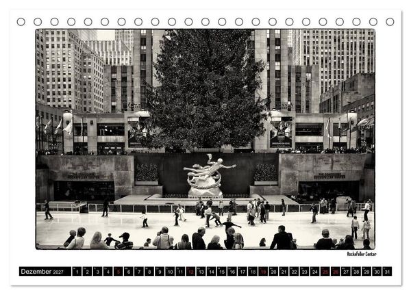 Produktbild: Manhattan Memories - Erinnerungen an New York (Tischkalender 2027 DIN A5 quer), CALVENDO Monatskalender