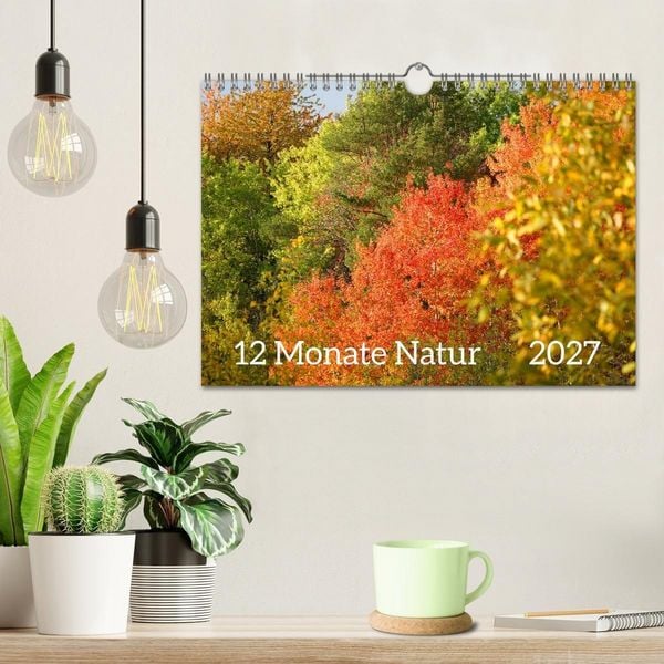 Produktbild: 12 Monate Natur (Wandkalender 2027 DIN A4 quer), CALVENDO Monatskalender