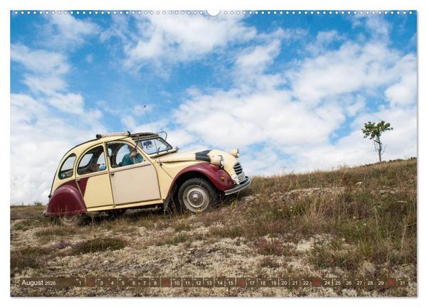 Produktbild: Citro&euml;n 2 CV - Zum Kippen zu schade (hochwertiger Premium Wandkalender 2026 DIN A2 quer), Kunstdruck in Hochglanz