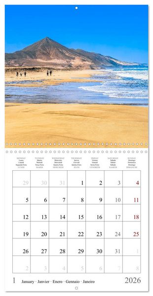 Produktbild: Canary Islands - Volcanic Beauties (Wall Calendar 2026 12 &times; 12 Inch) CALVENDO 12 Month Wall Calendar