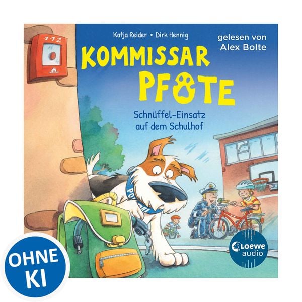 Kommissar Pfote (Band 3) - Schnüffel-Einsatz auf dem Schulhof - Katja Reider, Audio, 9783689580018