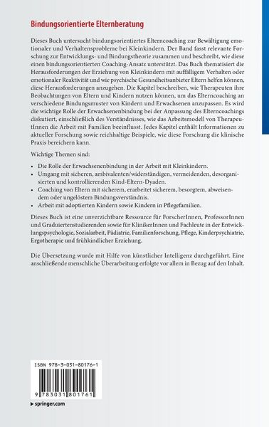 Produktbild: Bindungsorientierte Elternberatung