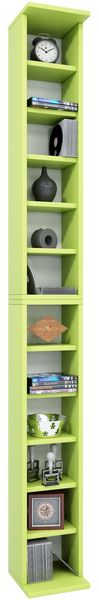 Produktbild: Holz CD DVD Stand Aufbewahrung Deko Regal Bigol