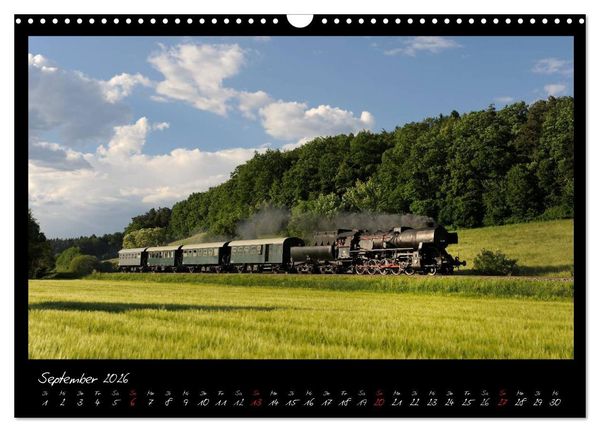 Produktbild: Faszination Dampflokomotive (Wandkalender 2026 DIN A3 quer), CALVENDO Monatskalender
