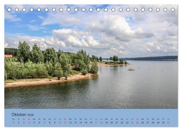 Produktbild: Mittelfranken - Das fr&auml;nkische Seenland (Tischkalender 2026 DIN A5 quer), CALVENDO Monatskalender