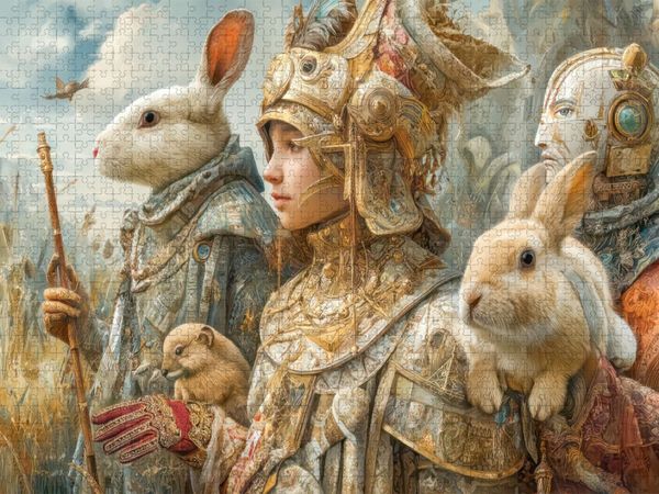 Produktbild: CALVENDO Puzzle Tierparadies | 2000 Teile Lege-Gr&ouml;&szlig;e 90x67cm Foto-Puzzle f&uuml;r gl&uuml;ckliche Stunden