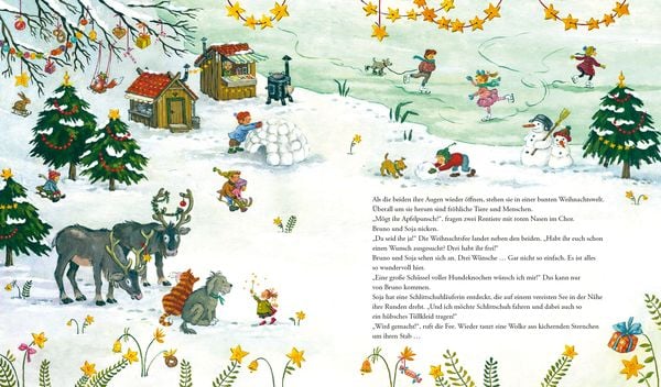 Produktbild: Zwei Schn&auml;uzchen und vier Weihnachtsw&uuml;nsche