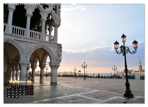 Produktbild: Venedig - Perle in der Lagune (hochwertiger Premium Wandkalender 2026 DIN A2 quer), Kunstdruck in Hochglanz
