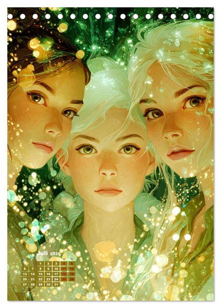 Produktbild: Worlds Unwritten (Tischkalender 2026 DIN A5 hoch), CALVENDO Monatskalender
