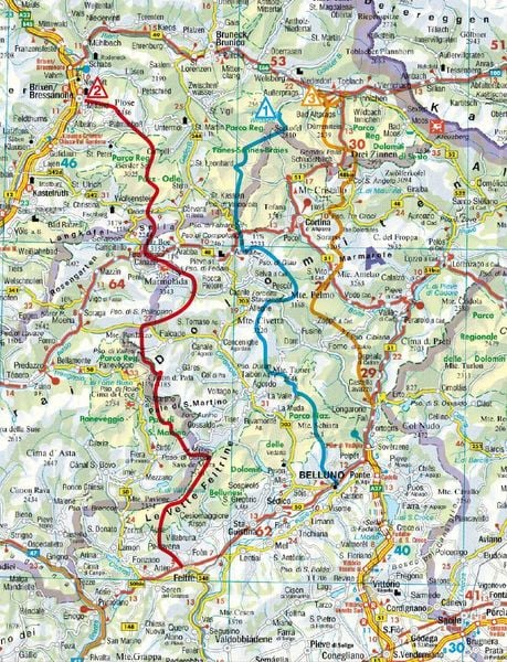Produktbild: ROTHER Wanderf&uuml;hrer Dolomiten H&ouml;henwege 1-3