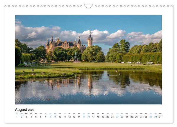 Produktbild: Wundersch&ouml;nes Mecklenburg-Vorpommern (Wandkalender 2026 DIN A3 quer), CALVENDO Monatskalender