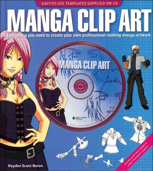 Produktbild: Manga Clip Art: Everything You Need to Create Your Own Professional-Looking Manga Artwork [With CDROM]