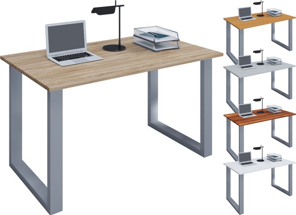 Produktbild: Schreibtisch B&uuml;rotisch Computertisch 80x50 Lona U