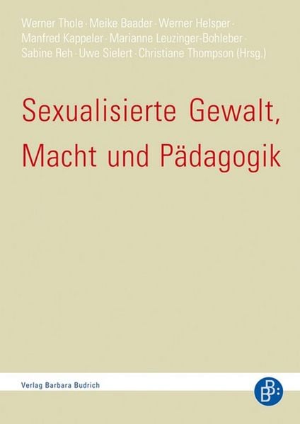Produktbild: Sexualisierte Gewalt, Macht und P&auml;dagogik