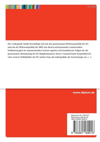 Produktbild: Zur Kongruenz deutscher und europ&auml;ischer Weltraumpolitik