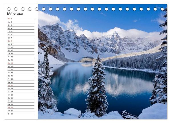 Produktbild: Alaska und Kanada (Tischkalender 2026 DIN A5 quer), CALVENDO Monatskalender