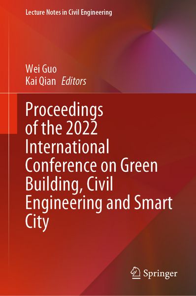 Produktbild: Proceedings of the 2022 International Conference on Green Building, Civil Engineering and Smart City