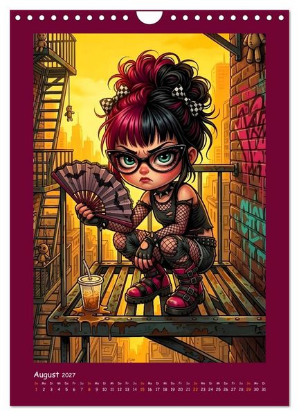 Produktbild: Fabulous Dolls - Gothic-G&ouml;res Abenteuer (Wandkalender 2027 DIN A4 hoch), CALVENDO Monatskalender