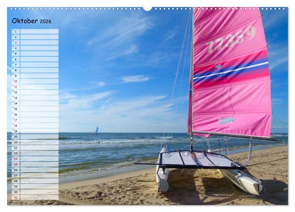 Produktbild: Egmond aan Zee (Wandkalender 2026 DIN A2 quer), CALVENDO Monatskalender