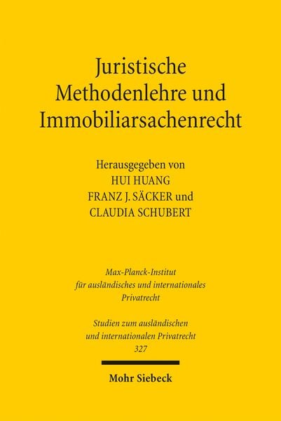 Produktbild: Juristische Methodenlehre und Immobiliarsachenrecht