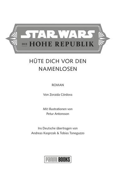 Produktbild: Star Wars Jugendroman: Die Hohe Republik - H&uuml;te dich vor den Namenlosen