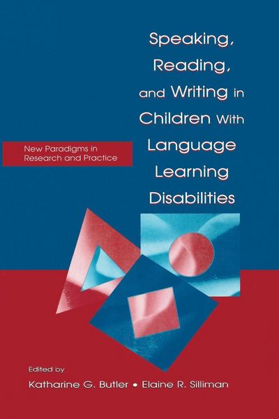 Produktbild: Speaking, Reading, and Writing in Children With Language Learning Disabilities