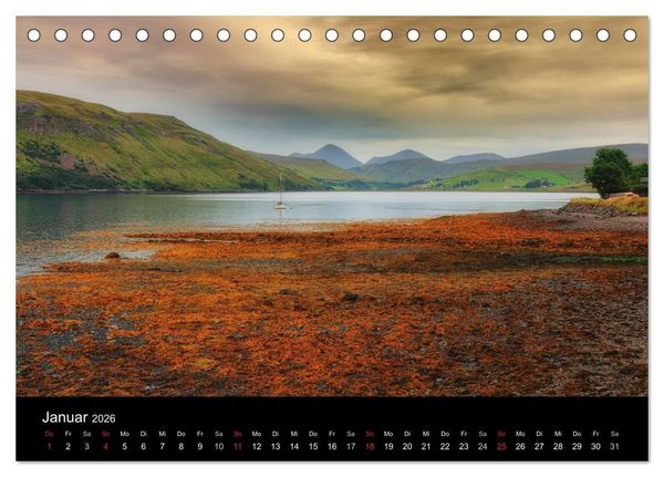 Produktbild: Schottland - Spiegel der Seele (Tischkalender 2026 DIN A5 quer), CALVENDO Monatskalender