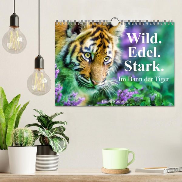 Produktbild: Wild.Edel.Stark. - Im Bann der Tiger (Wandkalender 2027 DIN A4 quer), CALVENDO Monatskalender
