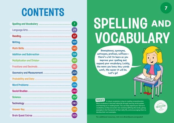 Produktbild: Brain Quest Workbook: 4th Grade Revised Edition