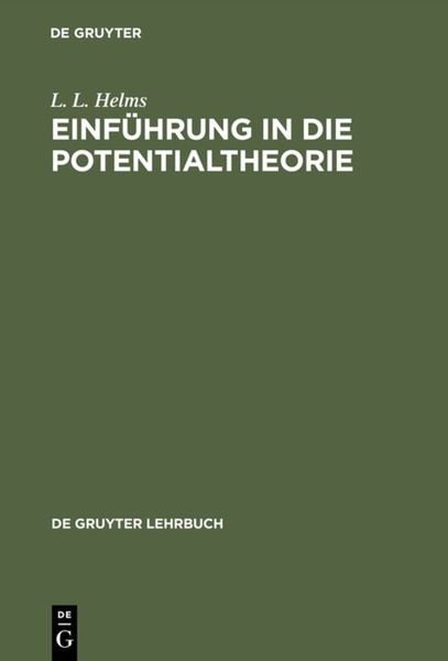 Produktbild: Einf&uuml;hrung in die Potentialtheorie