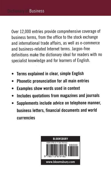 Produktbild: Dictionary of Business