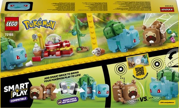 Produktbild: LEGO Pok&eacute;mon SMART Play: Beerenfete mit Bisasam und Bidiza kompatibles Set 72155