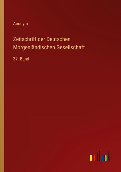 Produktbild: Zeitschrift der Deutschen Morgenl&auml;ndischen Gesellschaft