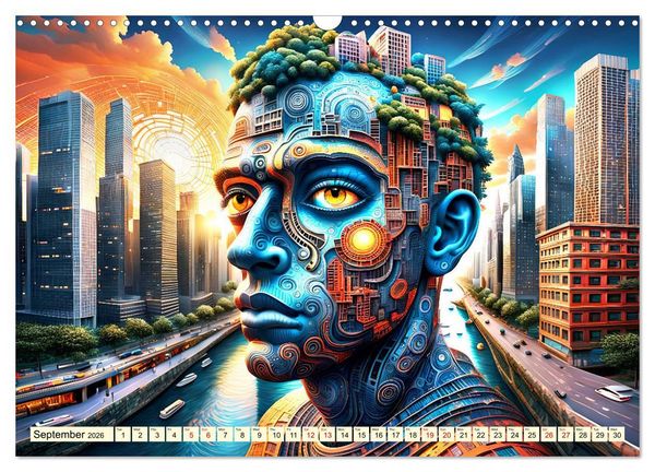 Produktbild: Faces of the metropolis (Wall Calendar 2026 DIN A3 landscape), CALVENDO 12 Month Wall Calendar