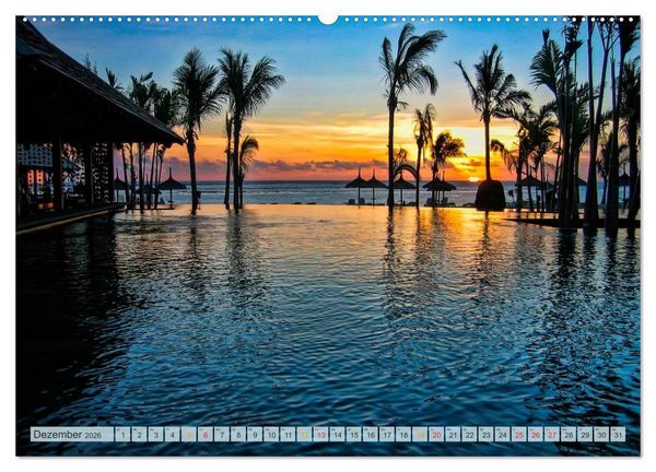 Produktbild: Mauritius - Insel im Indischen Ozean (Wandkalender 2026 DIN A2 quer), CALVENDO Monatskalender