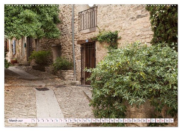 Produktbild: Provence. A journey through the villages of the French Provence (High Quality Premium Wall Calendar 2027 DIN A2 landscape),CALVENDO 12 Month Wall Calendar