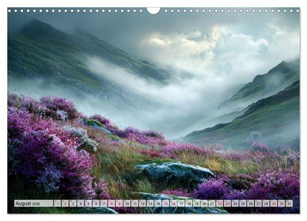 Produktbild: Die Sprache der Gipfel (Wandkalender 2026 DIN A3 quer), CALVENDO Monatskalender