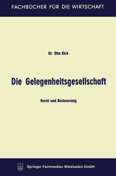 Produktbild: Die Gelegenheitsgesellschaft