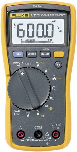 Fluke 117 Hand-Multimeter digital CAT III 600 V Anzeige (Counts): 6000