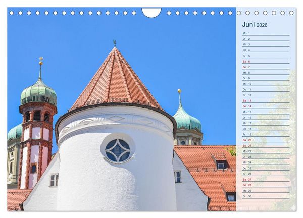 Produktbild: Romantisches Augsburg (Wandkalender 2026 DIN A4 quer), CALVENDO Monatskalender