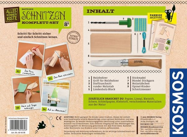Produktbild: Schnitzen Komplett-Set
